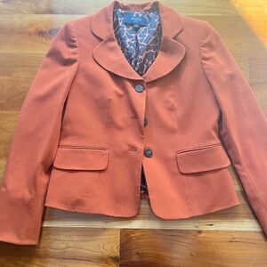 Women's Orange Blazer